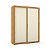 Quarto Completo - Tutto New - Berço + Cômoda Com Porta + Roupeiro 2 Portas de Correr - Off White / Freijó - prontaentrega - Imagem 4