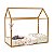 Quarto Completo - Liv + Tutto - Cama Montessoriana + Cômoda com Porta + Roupeiro 4 Portas - Off White / Freijó - Imagem 2