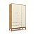 Armário Roupeiro Unique - 3 Portas - Freijó / Off White / Ecco Wood - 71042 - Imagem 1
