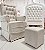 Quarto Completo Tutto - Berço + Cômoda Com Porta + Roupeiro 2 Portas + Baú + Cama babá + BRINDE: Poltrona Sonhos com Puff e Balanço: Tecido Suede Bege - Imagem 7
