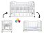 Conjunto - Berço Evolutivo 3 em 1 Sleep + Cômoda Albi - Branco - BRINDE: Colchões De Berço e Mini Berço - Imagem 3