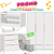 Quarto Completo - Cozy - Berço + Cômoda 6 Gavetas + Roupeiro 3 Portas - Branco - BRINDE: Poltrona Sonhos com Puff e Balanço: Tecido Linho Bege - prontaentrega - Imagem 1