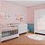 Quarto Completo - Cozy - Berço + Cômoda 6 Gavetas + Roupeiro 3 Portas - Branco - BRINDE: Poltrona Sonhos com Puff e Balanço: Tecido Linho Bege - prontaentrega - Imagem 7