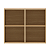 Quarto Completo - Berço Grow Up Multifuncional + Roupeiro 3 Portas Cozy - Branco / Carvalho - Brinde: Poltrona de Amamentação Sonhos com Puff: Linho Bege - Imagem 10