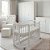 Quarto Completo - Berço Sleep 3 em 1 + Cômoda com Porta Tutto + Roupeiro 4 Portas Tutto - Branco - BRINDE: Poltrona Sonhos com Puff e Balanço: Tecido Linho Bege - prontaentrega - Imagem 2
