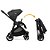 Carrinho Versatrax Trio Preto Pavamet + Bebe Conforto + Base Isofix + Moises - Joie - Imagem 3