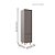 Armário Modular 1 Porta -  Pés Joy - Fendi - Imagem 4