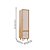 Armário Modular 1 Porta -  Pés Joy - Madeira Rosa Old - Imagem 4