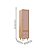 Armário Modular 1 Porta -  Pés Joy - Madeira Rose - Imagem 4