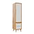 Armário Modular 1 Porta -  Pés Sonhos - Madeira Branco - Imagem 1