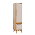 Armário Modular 1 Porta -  Pés Sonhos - Madeira Rosa Old - Imagem 1