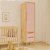 Armário Modular 1 Porta -  Pés Sonhos - Rose - Imagem 2