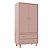 Armário Modular 2 Portas -  Pés Joy - Rose - Imagem 1