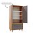 Armário Modular 2 Portas -  Pés Joy - Madeira Fendi - Imagem 3