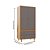 Armário Modular 2 Portas -  Pés Joy - Madeira Fendi - Imagem 4