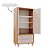 Armário Modular 2 Portas -  Pés Joy - Madeira Rosa Old - Imagem 3