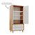 Armário Modular 2 Portas -  Pés Joy - Madeira Branco - Imagem 3