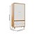 Armário Modular 2 Portas -  Pés Joy - Madeira Branco - Imagem 4
