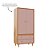 Armário Modular 2 Portas -  Pés Joy - Madeira Rosa Old - Imagem 3