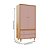 Armário Modular 2 Portas -  Pés Joy - Madeira Rosa Old - Imagem 4