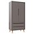 Armário Modular 2 Portas -  Pés Sonhos - Fendi - Imagem 1