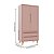 Armário Modular 2 Portas -  Pés Sonhos - Rose - Imagem 4