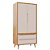 Armário Modular 2 Portas -  Pés Sonhos - Madeira Rosa Old - Imagem 1