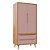 Armário Modular 2 Portas -  Pés Sonhos - Madeira Rose - Imagem 1