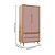 Armário Modular 2 Portas -  Pés Sonhos - Madeira Rose - Imagem 4