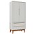 Armário Modular 2 Portas -  Pés Bo - Branco - Imagem 1