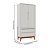 Armário Modular 2 Portas -  Pés Bo - Branco - Imagem 4