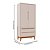 Armário Modular 2 Portas -  Pés Bo - Rosa Old - Imagem 4