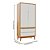Armário Modular 2 Portas -  Pés Bo - Madeira Branco - Imagem 4