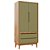 Armário Modular 2 Portas -  Pés Bo - Madeira Cacto - Imagem 1