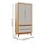Armário Modular 2 Portas -  Pés Bo - Madeira Cinza - Imagem 4