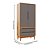 Armário Modular 2 Portas -  Pés Bo - Madeira Fendi - Imagem 4