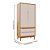 Armário Modular 2 Portas -  Pés Bo - Madeira Rosa Old - Imagem 4