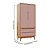Armário Modular 2 Portas -  Pés Bo - Madeira Rose - Imagem 4