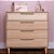 Cômoda Paglia Pro - 4 Gavetas - Com Tela de Rattan - Carvalho Malva - Imagem 2