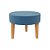 Puff Redondo - Sarja Azul - Imagem 1