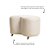 Puff Bean -  Tecido Boucle Speciale 1 - prontaentrega - Imagem 3
