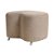 Puff Bean - Veludo Bege - Tecido 110A - Imagem 1