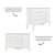 Cômoda Entalhada - 5 Gavetas e 1 porta - Branco Provençal - Imagem 6