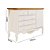Cômoda Entalhada - 5 Gavetas e 1 porta - Branco Provençal - Imagem 7