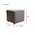 Puff Gama - Linho Cinza - Tecido 360C - Imagem 4