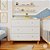 Comoda Joy - Branco com Madeira - Imagem 4