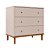 Comoda Joy - Rosa Old com Madeira - Imagem 1