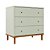 Comoda Joy - Verde Old com Madeira - Imagem 1