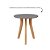 Mesa Lateral De Apoio Bo/Link - Fendi / Jequitiba - Imagem 2