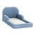 Cama Montessoriana - Solteiro - Azul Claro - Imagem 1